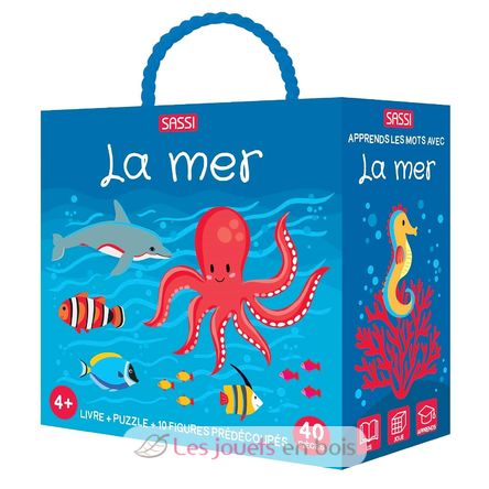 Libro e puzzle Il mare SJ-313767 Sassi Junior 1