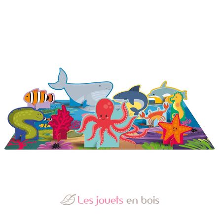 Libro e puzzle Il mare SJ-313767 Sassi Junior 2