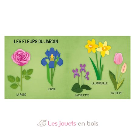 Libro e puzzle I fiori SJ-313798 Sassi Junior 4