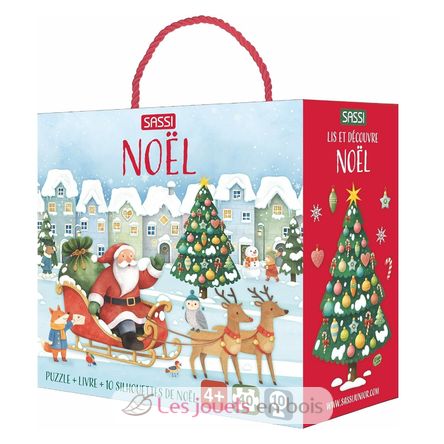 Libro e puzzle Natale SJ-331617 Sassi Junior 1