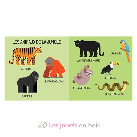 Libro e puzzle Gli animali SJ-355361 Sassi Junior 3
