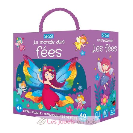 Libro e puzzle Le fate SJ-356795 Sassi Junior 1