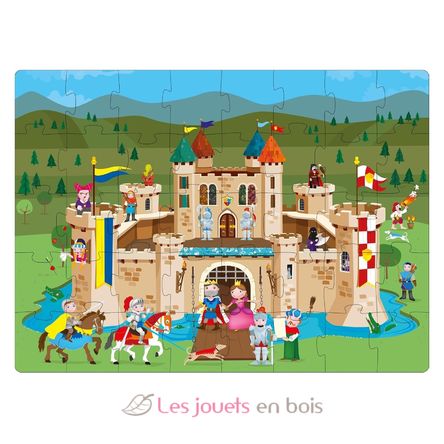 Libro e puzzle I cavalieri SJ-381193 Sassi Junior 2