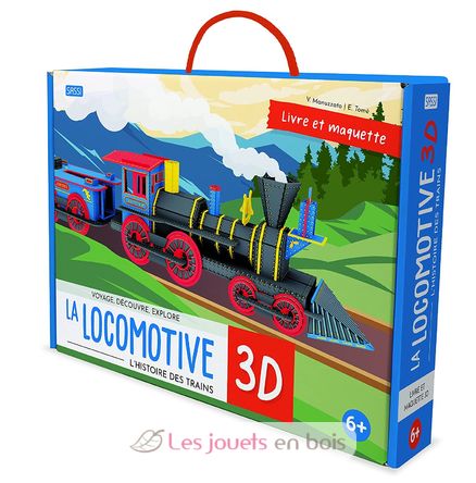 Costruire la locomotiva in 3D SJ-7636 Sassi Junior 1