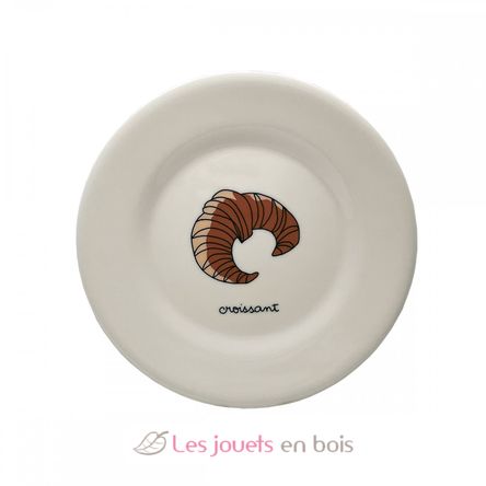 Piatto per bambini con motivo croissant 20 cm PJ-SB962T Petit Jour 1