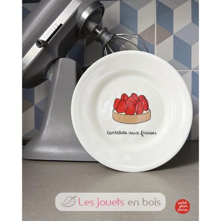 Piatto per bambini con tartelletta alle fragole 20 cm PJ-SB965T Petit Jour 2