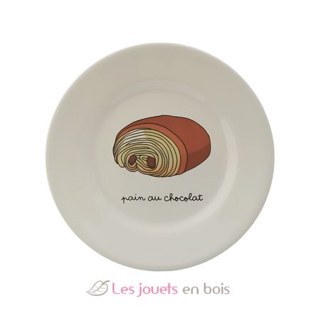 Piatto per bambini con pain au chocolat 20 cm PJ-SB967T Petit Jour 1