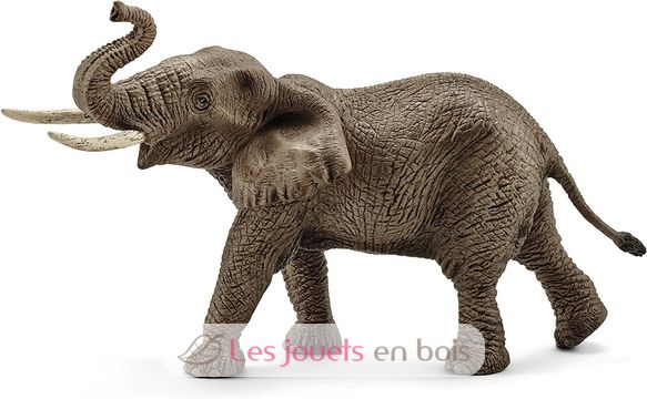 Figurina maschio dell'elefante africano SC-14762 Schleich 5
