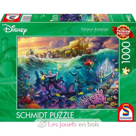 Puzzle Ursula La Sirenetta 1000 pezzi S-58041 Schmidt Spiele 2