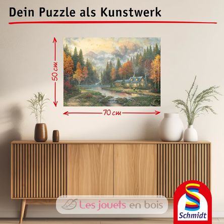Puzzle Serata autunnale al lago 1000 pezzi S-58784 Schmidt Spiele 3