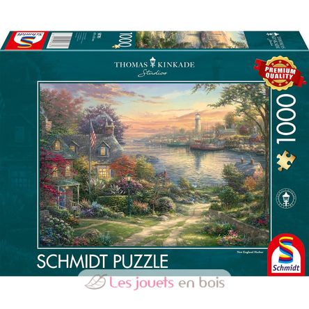 Puzzle Porto nel New England 1000 pezzi S-58785 Schmidt Spiele 1