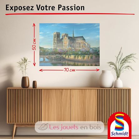 Puzzle Notre Dame 1000 pezzi S-58796 Schmidt Spiele 3