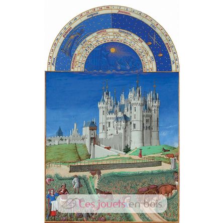 Settembre dei Frères de Limbourg A1366-80 Puzzle Michèle Wilson 4