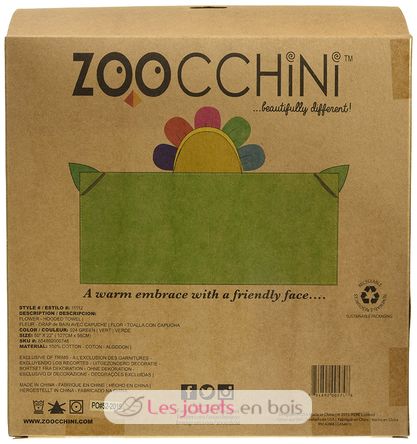 Asciugamano da bagno per bambini Fleur ZOO-122-001-013 Zoocchini 4