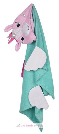 Asciugamano da bagno per bambini - Allie la licorne ZOO-122-001-012 Zoocchini 2