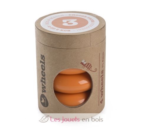 Mini Flip - Set di 4 ruote - Arancione WBD-5139 Wishbone Design Studio 1