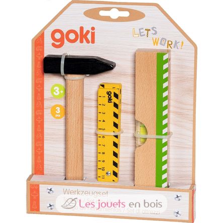Set di attrezzi in legno GK58327 Goki 2