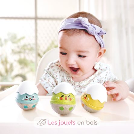 Sonagli oscillanti con pulcini felici HA-E0124 Hape Toys 4