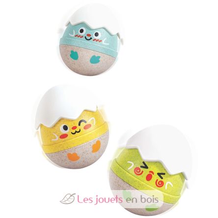 Sonagli oscillanti con pulcini felici HA-E0124 Hape Toys 1