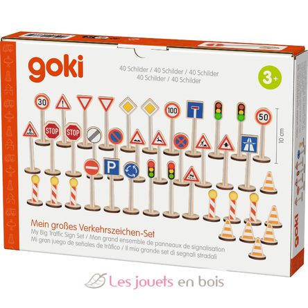 Set di 40 segnali stradali GK53761 Goki 2