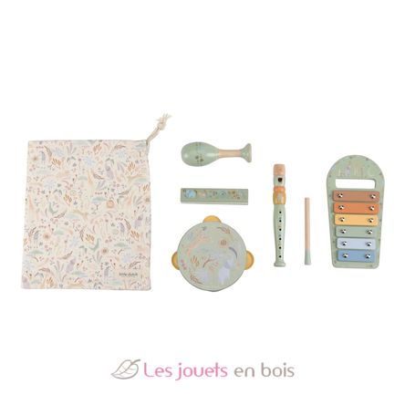 Set musicale verde Safari Friends LD7473 Little Dutch 2