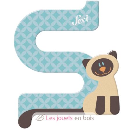 Lettera S - Gatto siamese SE-83019 Sevi 2