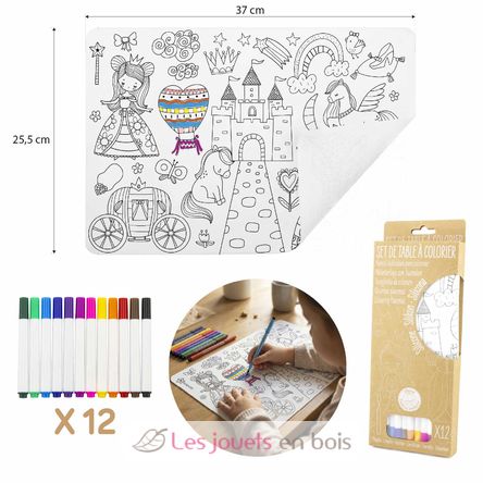 Tovaglietta da colorare - Principesse UL7144 Ulysse 3