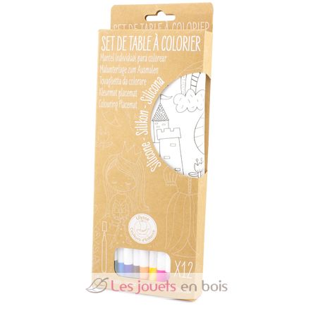 Tovaglietta da colorare - Principesse UL7144 Ulysse 6