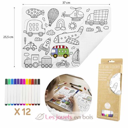 Tovaglietta da colorare - Veicoli UL7143 Ulysse 3