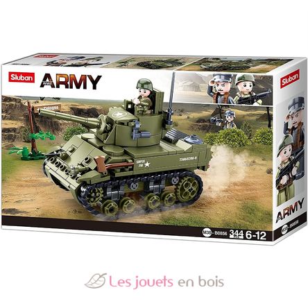Army WWII - Carro armato leggero alleato SL-M38-B0856 Sluban 1