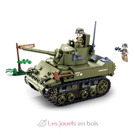 Army WWII - Carro armato leggero alleato SL-M38-B0856 Sluban 2