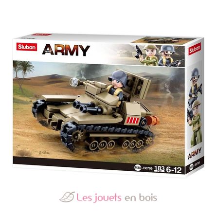 Army WWII - Piccolo carro armato italiano SL-M38-B0709 Sluban 3