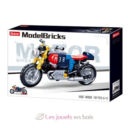 Model Bricks - Motocicletta Café Racer SL-M38-B0958 Sluban 1