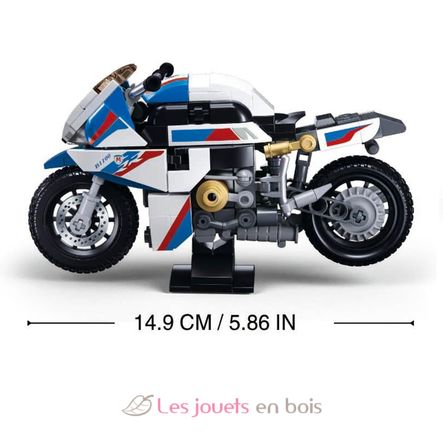Model Bricks - Moto da corsa SL-M38-B1129 Sluban 4