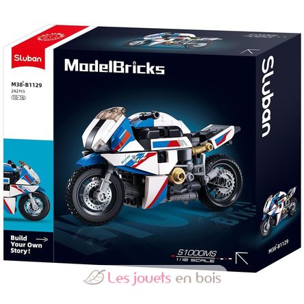 Model Bricks - Moto da corsa SL-M38-B1129 Sluban 1