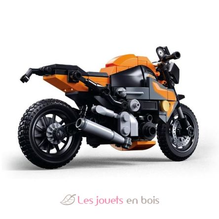 Model Bricks - Moto arancione SL-M38-B1130 Sluban 3