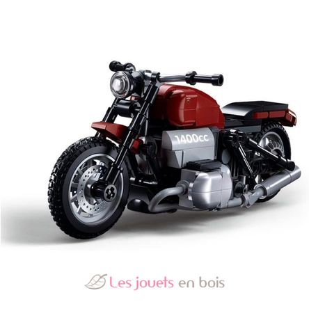 Model Bricks - Motocicletta in stile Harley SL-M38-B1131 Sluban 2