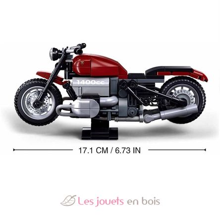 Model Bricks - Motocicletta in stile Harley SL-M38-B1131 Sluban 4