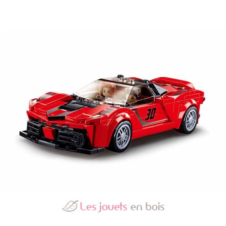 Model Bricks - Auto italiana rossa SL-M38-B0955 Sluban 2