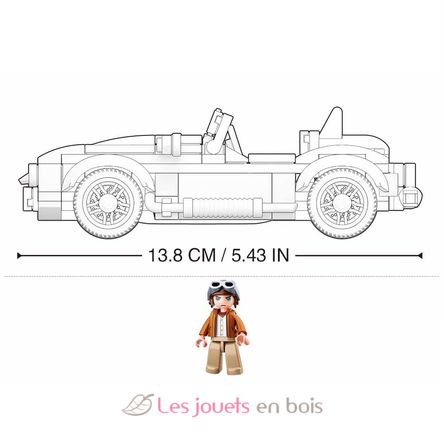 Model Bricks - Auto sportiva classica SL-M38-B0706A Sluban 4