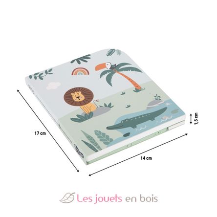Libro da colorare LCD con disegni Safari LE12904 Small Foot company 10