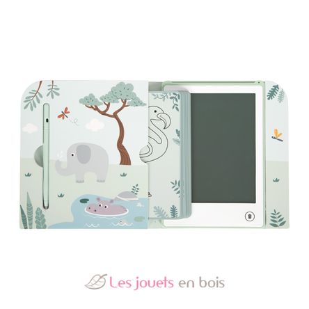 Libro da colorare LCD con disegni Safari LE12904 Small Foot company 9