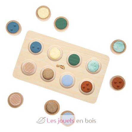 Memo tattile Montessori LE12931 Small Foot company 2
