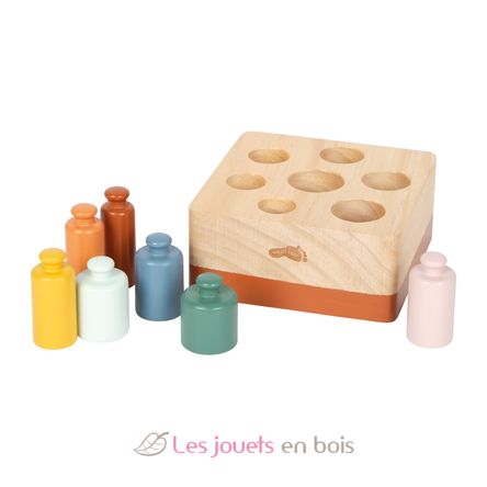 Gioco a incastro con cilindri Montessori LE12932 Small Foot company 2