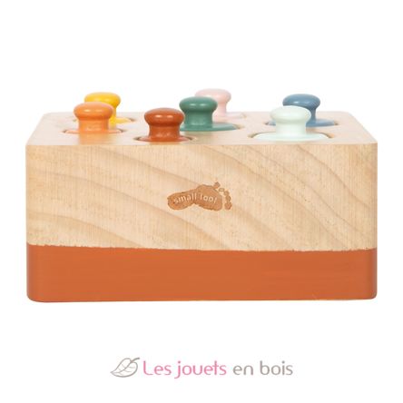 Gioco a incastro con cilindri Montessori LE12932 Small Foot company 3