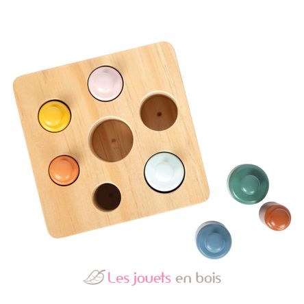Gioco a incastro con cilindri Montessori LE12932 Small Foot company 5