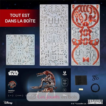 Droideka Star Wars modello meccanico U70275 Ugears 10