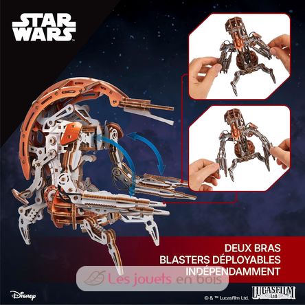 Droideka Star Wars modello meccanico U70275 Ugears 4