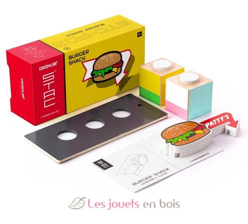 Cabane Burger Food C-STCFD3 Candylab Toys 3