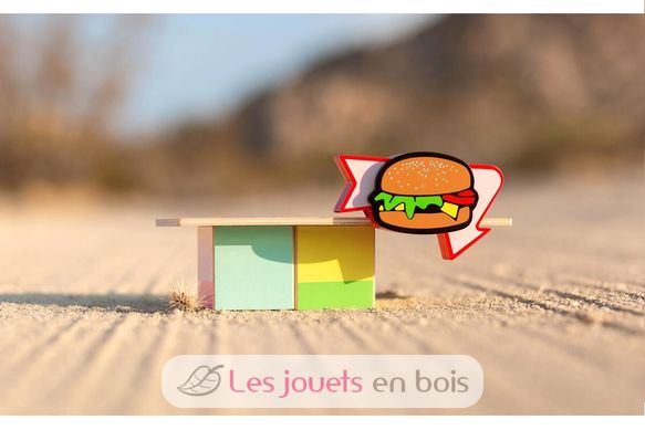 Cabane Burger Food C-STCFD3 Candylab Toys 6